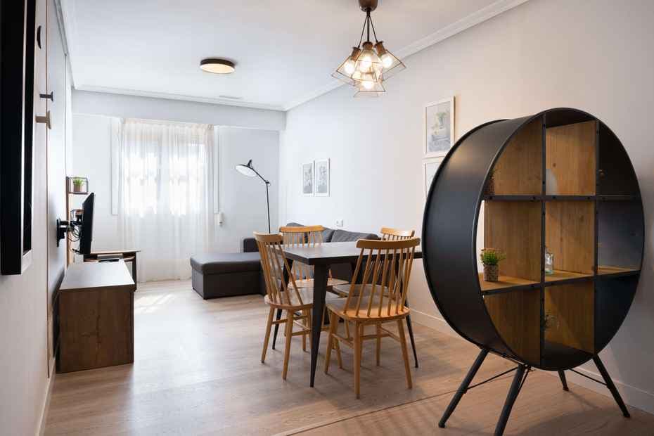 Living room of the apartment of the rural house Artola